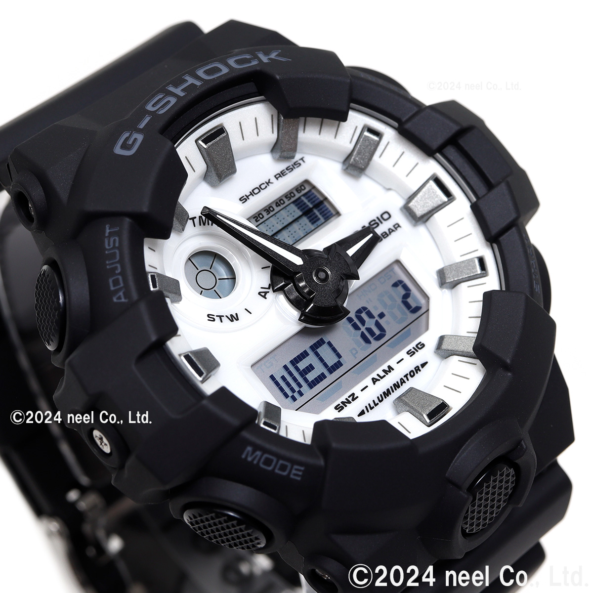 G-SHOCK Gショック アナデジ 腕時計 メンズ GA-700WD-1AJF Black and
