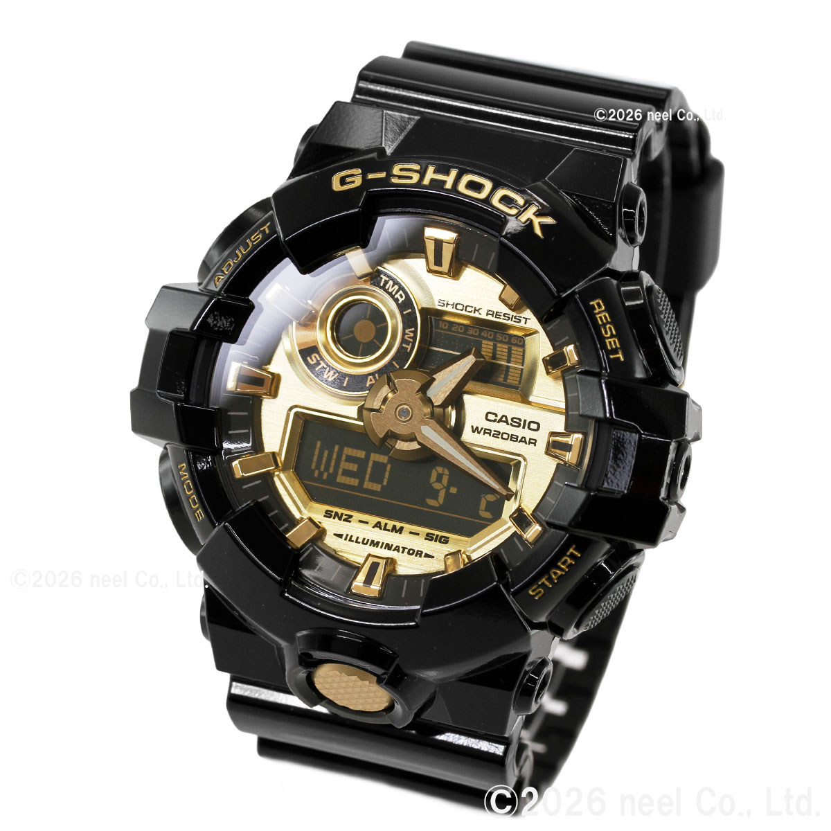 G-SHOCK Gショック 腕時計 メンズ アナデジ GA-710GB-1AJF ジー