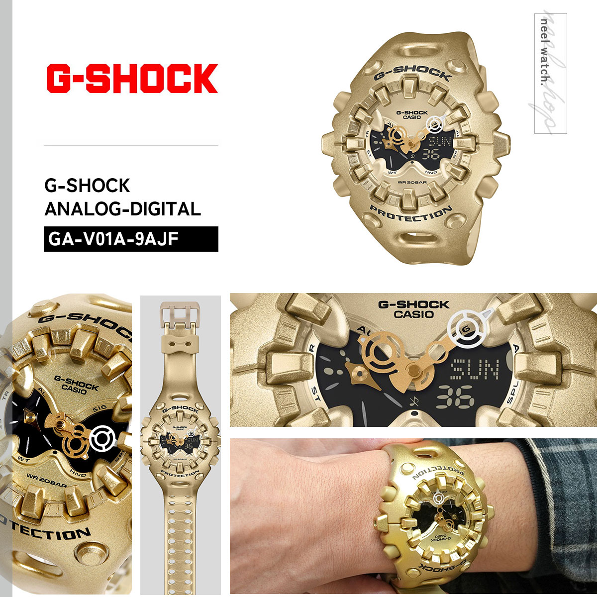 G-SHOCK （豪華おまけ有） Gショック アナデジ 限定 腕時計 メンズ GA