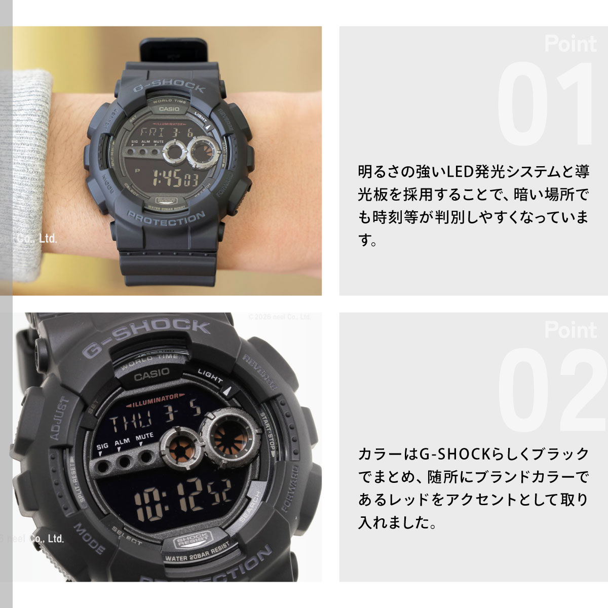 G-SHOCK Gショック ジーショック カシオ GD-100-1BJF : neelセレクト