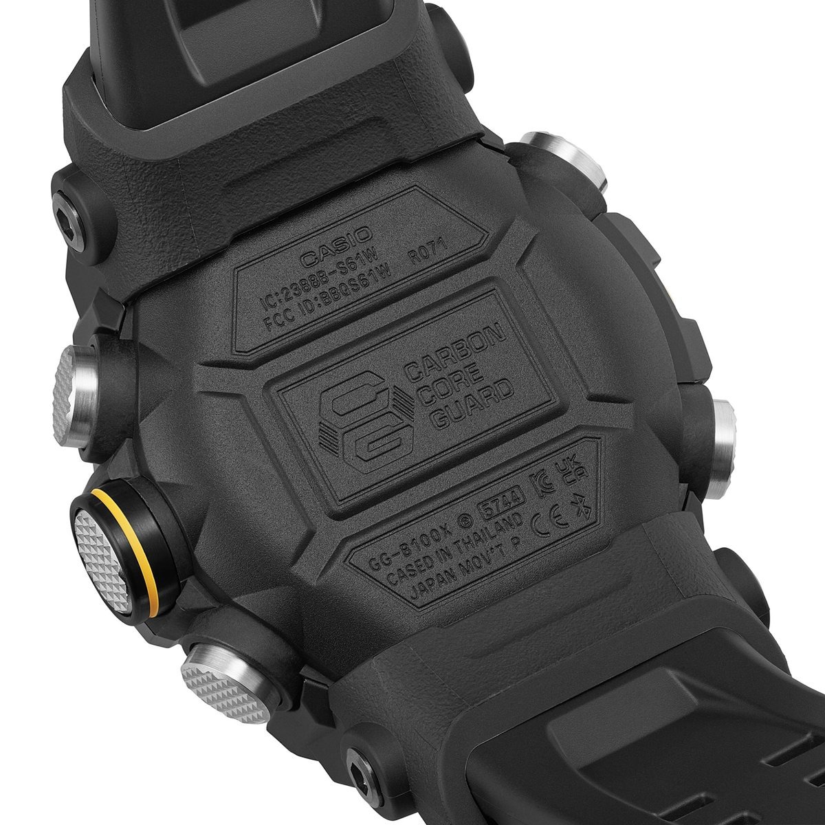 ベ*！様 G-SHOCK Mudman ブラックデジタル腕時計 G-SHOCK Gショック マッドマン MUDMAN オンライン限定 腕時計 GG