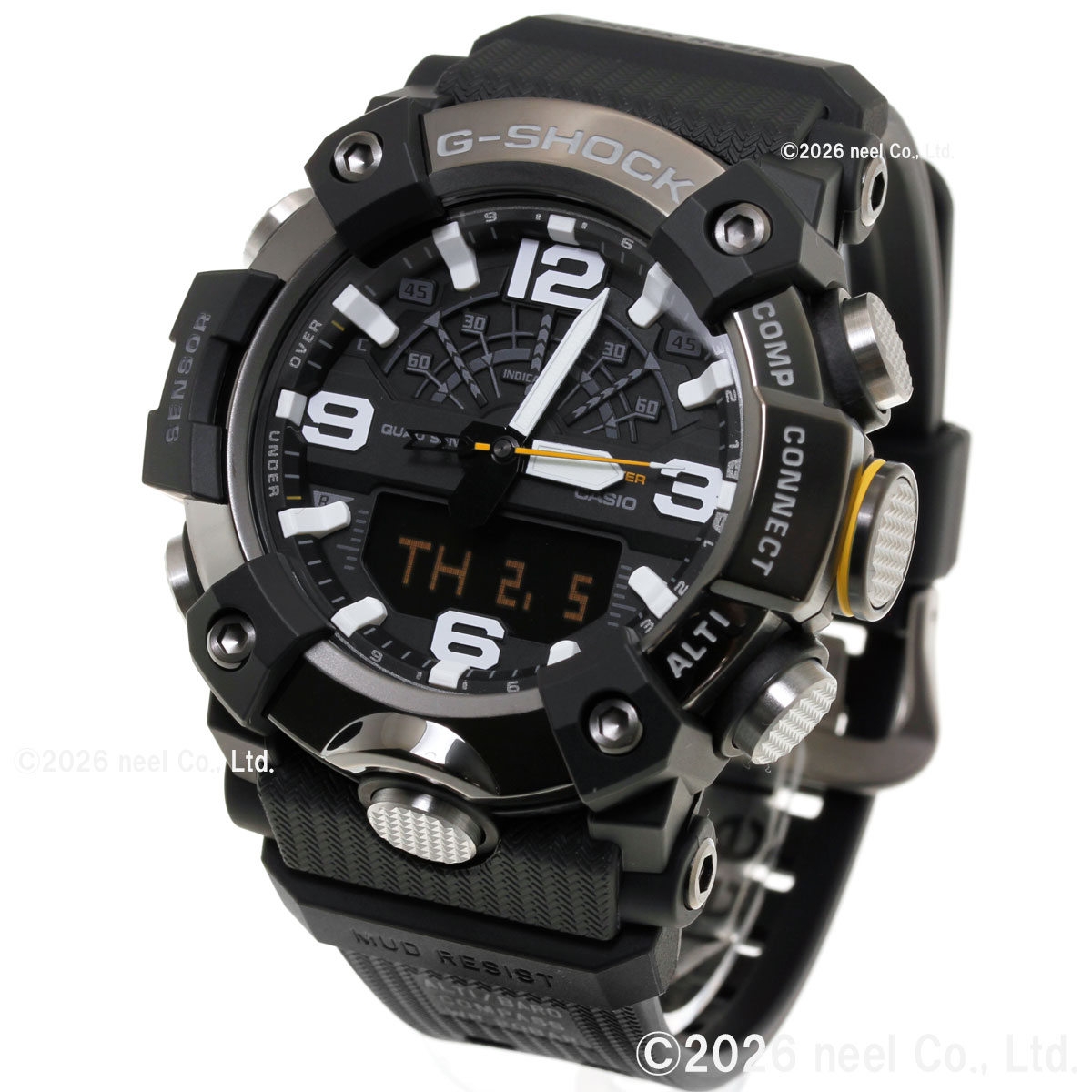 GODZILLA美品G-SHOCK MUDMAN ブラック G-SHOCK Gショック マッドマン MUDMAN オンライン限定 腕時計 GG