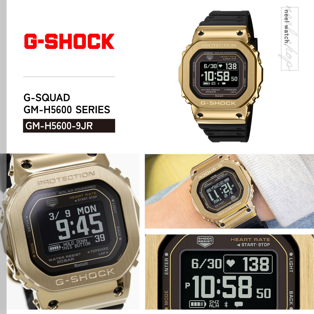 G-SHOCK （豪華おまけ有） Gショック ジースクワッド G-SQUAD USB充電