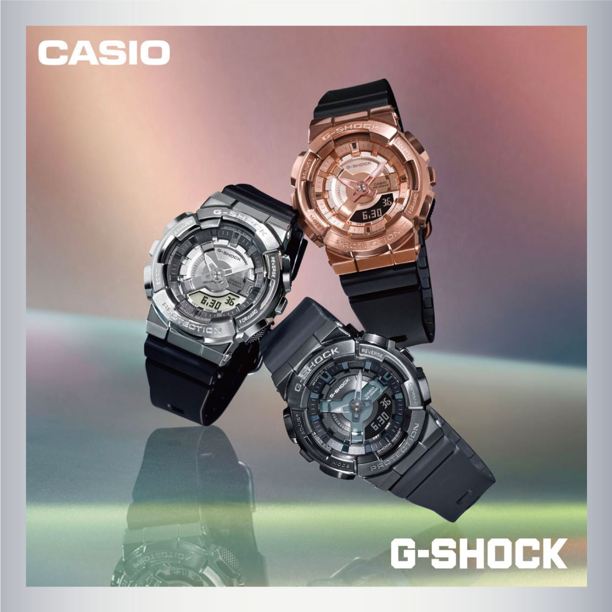 Gショック G-SHOCK 腕時計 GM-S110B-8AJF メタルカバー GM-110 小型化・薄型化モデル ジーショック