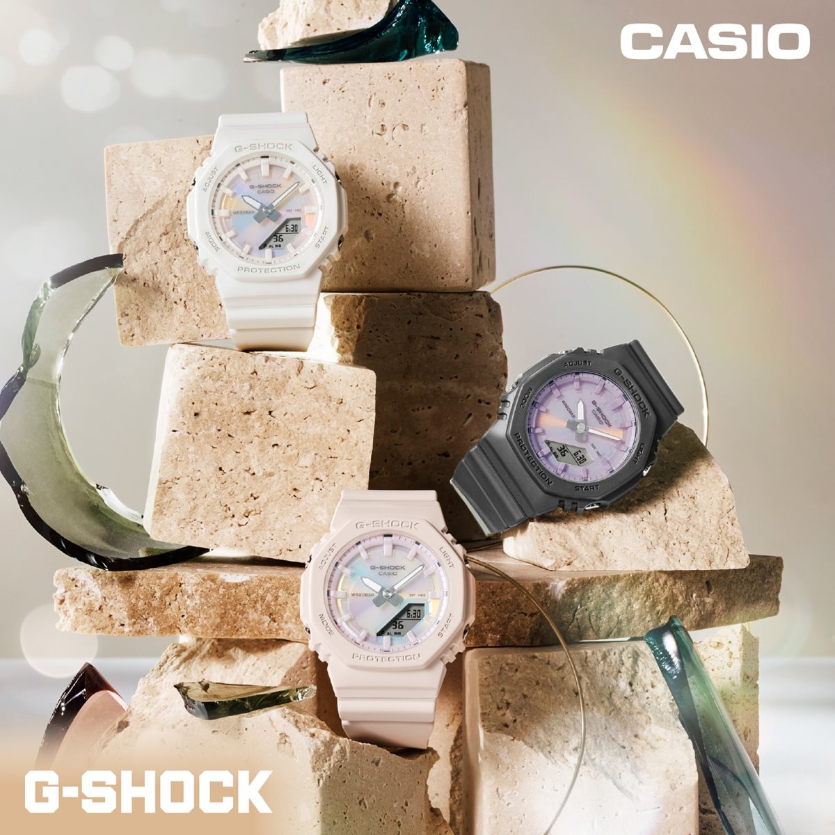 G-SHOCK Gショック アナデジ 腕時計 GMA-P2100PC-4AJF ピンク ジー