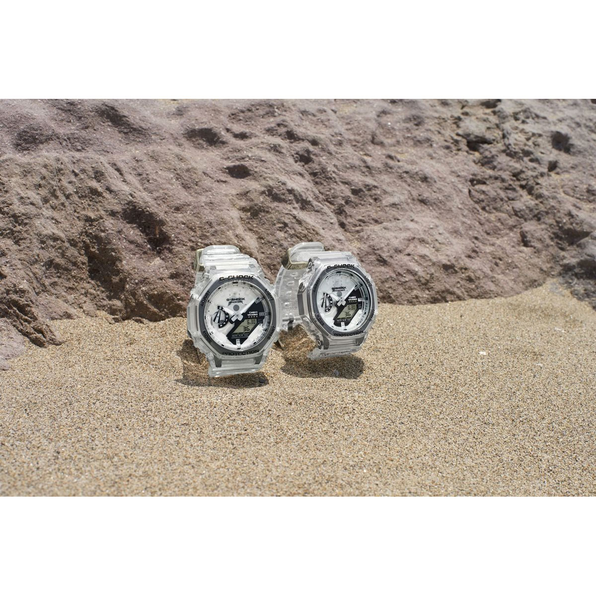 G-SHOCK 5711 クリア G shock] 40th Anniversary Clear Remix / GA-2140RX-7AJR – GQ SHOP