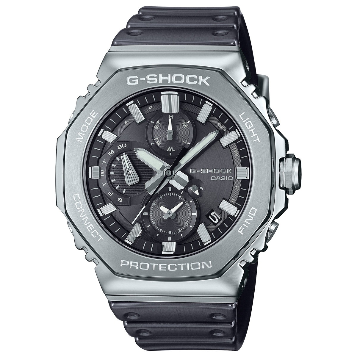 （保護フィルム付き）（豪華おまけ有） Gショック G-SHOCK ソーラー 腕時計 GMC-B2100Y-1AJF ジーショック フルメタル クロノグラフの画像