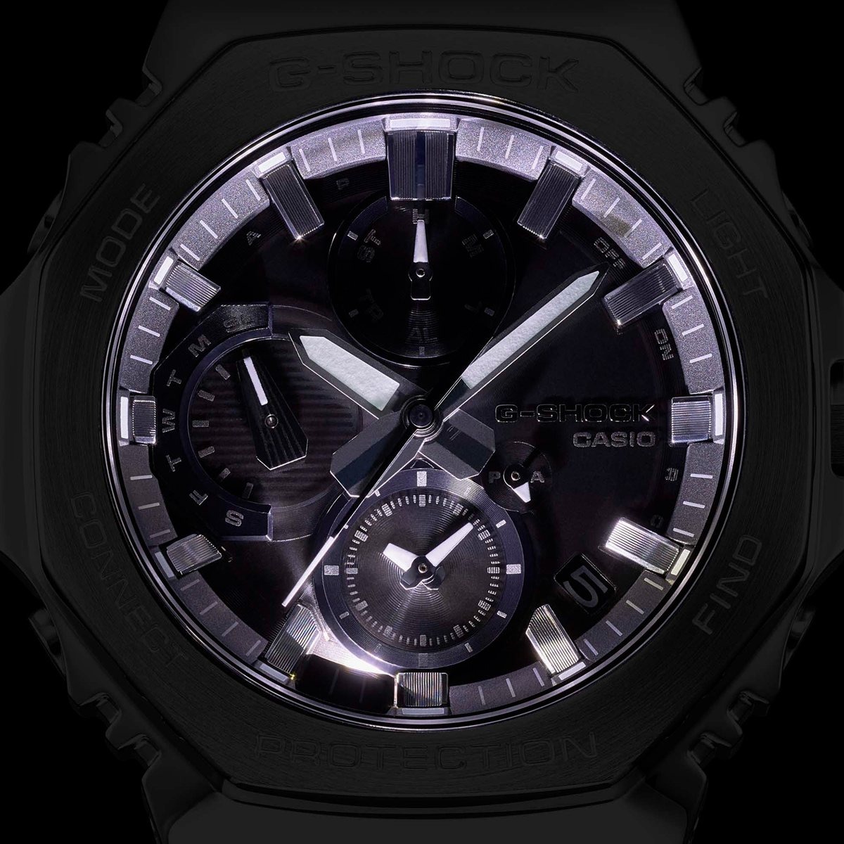 （保護フィルム付き）（豪華おまけ有） Gショック G-SHOCK ソーラー 腕時計 GMC-B2100Y-1AJF ジーショック フルメタル クロノグラフの画像