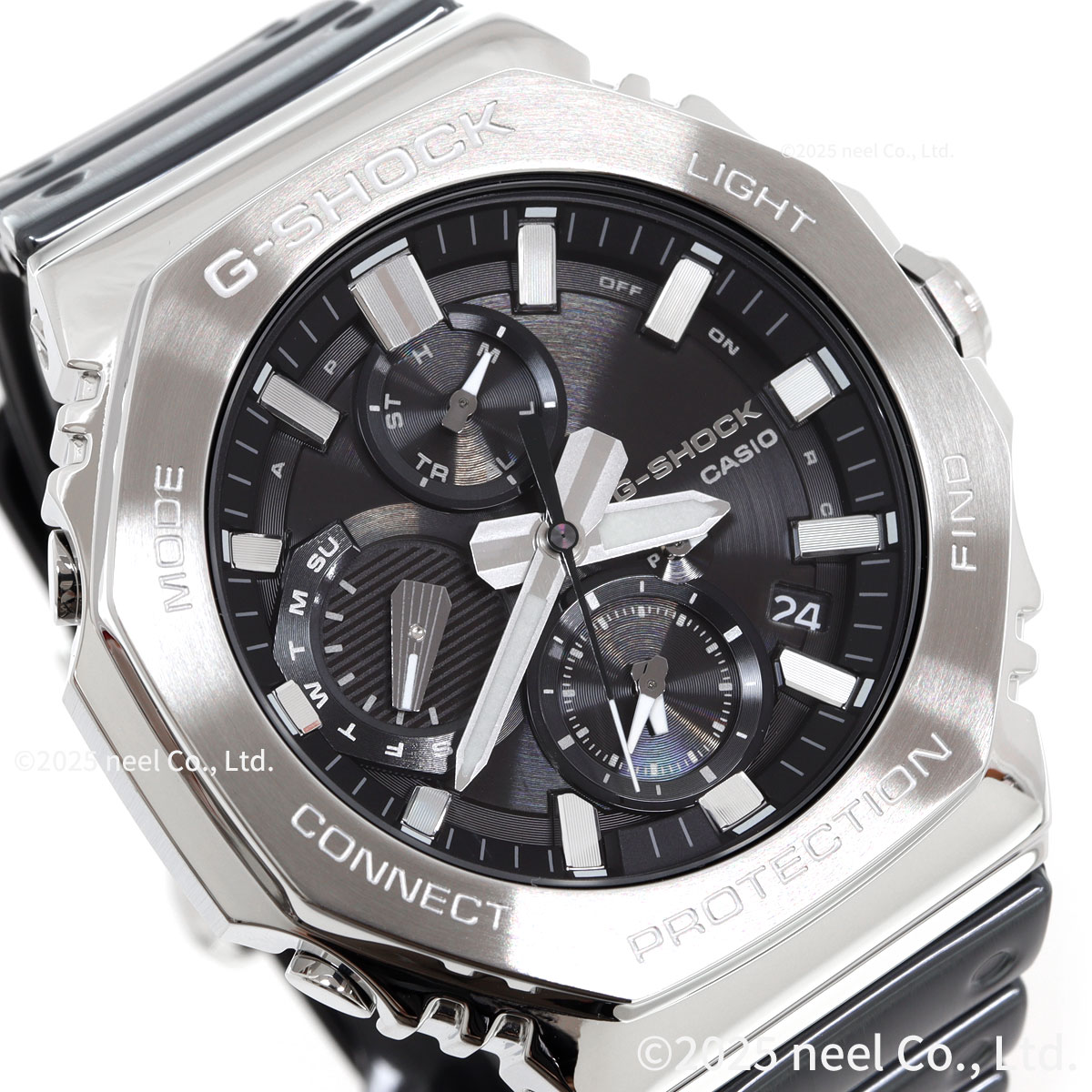 （保護フィルム付き）（豪華おまけ有） Gショック G-SHOCK ソーラー 腕時計 GMC-B2100Y-1AJF ジーショック フルメタル クロノグラフの画像