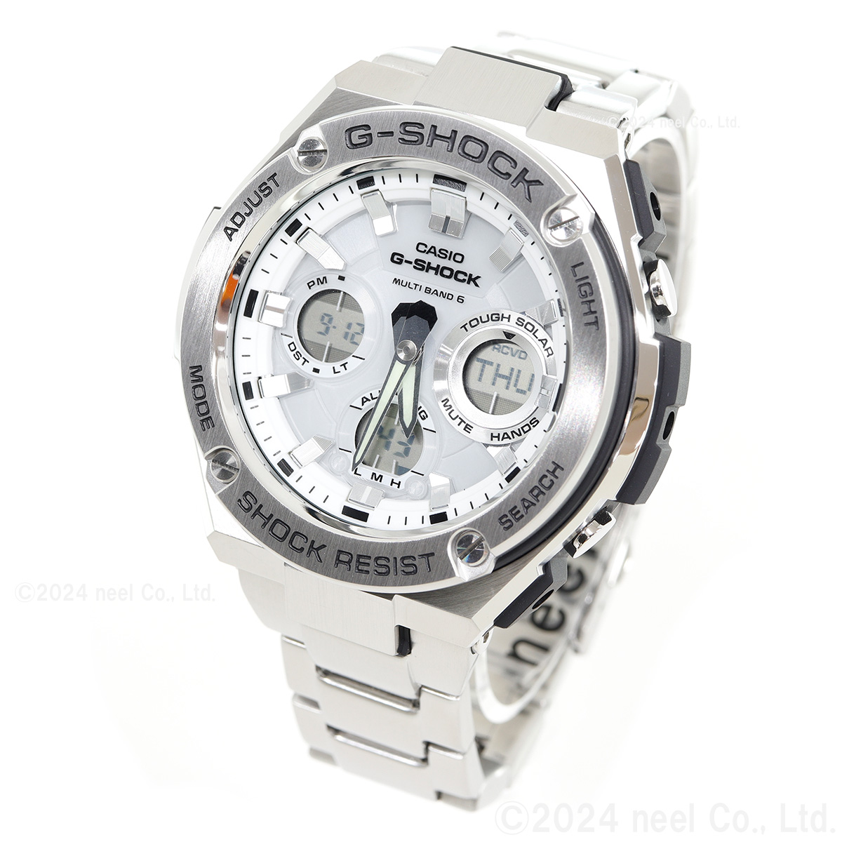 Gショック Gスチール G-SHOCK G-STEEL 電波ソーラー 腕時計 メンズ 白 ホワイト GST-W110D-7AJF : gst-w110d-7ajf  : neelセレクトショップ Yahoo!店 - 通販 - Yahoo!ショッピング