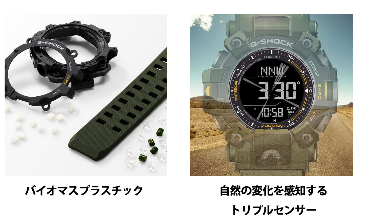 G-SHOCK Gショック 電波 ソーラー マッドマン MUDMAN 腕時計
