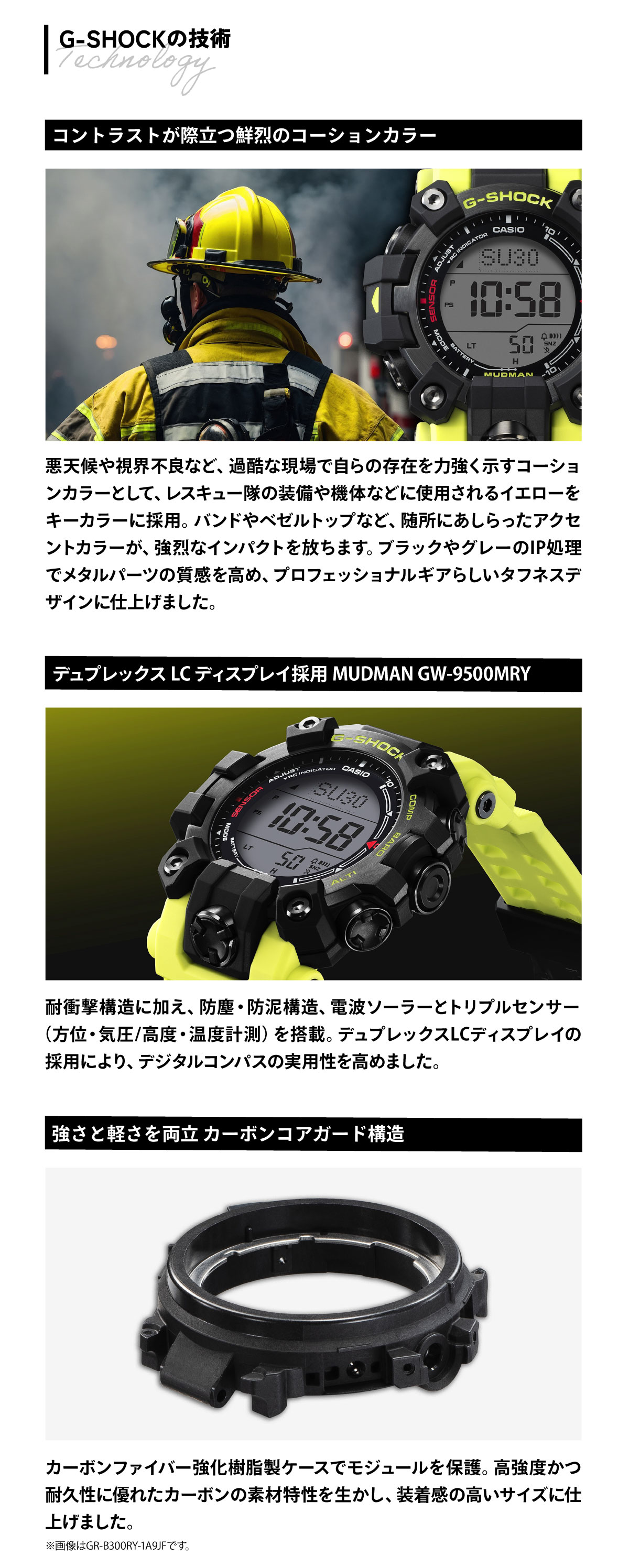 G-SHOCK Gショック 電波 ソーラー マッドマン MUDMAN 腕時計 GW 