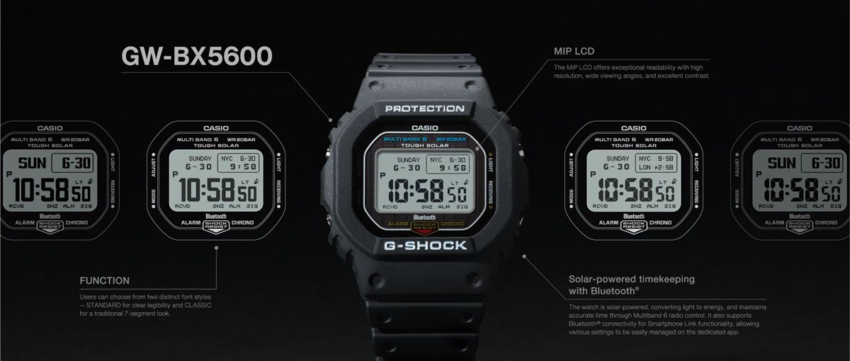 時計 CASIO G-SHOCK GW-BX5600-1A1JF 楽天市場】G-SHOCK Gショック 電波 ソーラー モバイルリンク MIP液晶