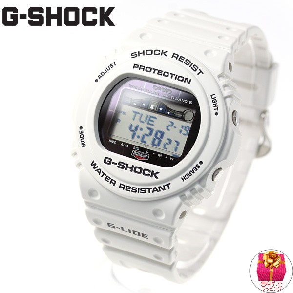 帯電防止処理加工 G-SHOCK/GWX-5700/電波ソーラー/ホワイト/白/新品未