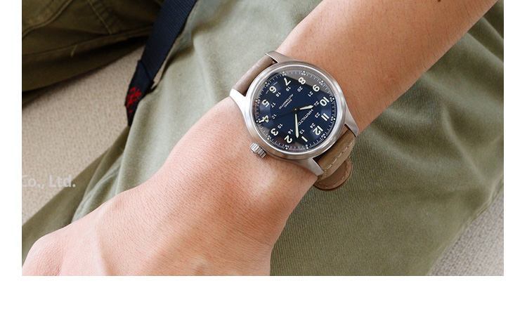 KHAKI FIELD ハミルトン HAMILTON カーキ フィールド チタニウム