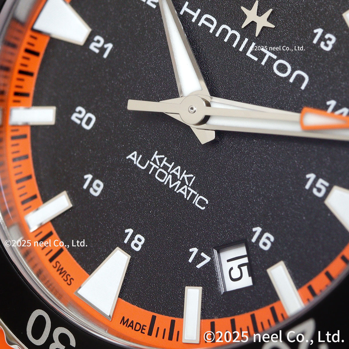 KHAKI NAVY ハミルトン HAMILTON カーキ ネイビー スキューバ オート