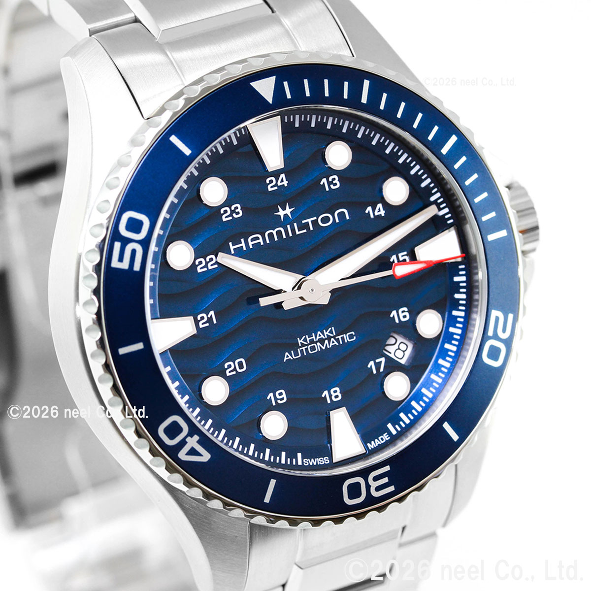 KHAKI NAVY ハミルトン HAMILTON SCUBA AUTO カーキ ネイビー