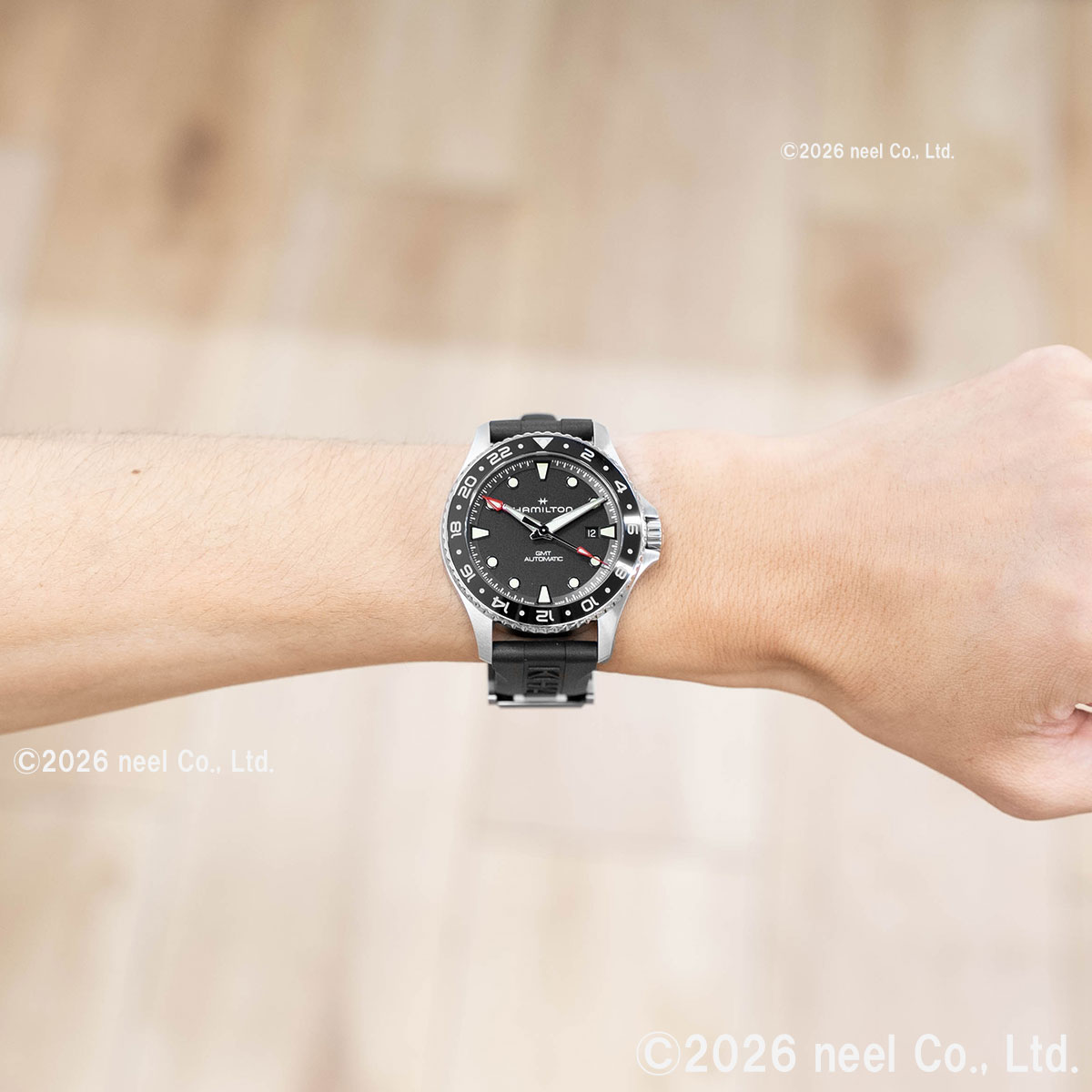 KHAKI NAVY ハミルトン HAMILTON SCUBA GMT カーキ ネイビー
