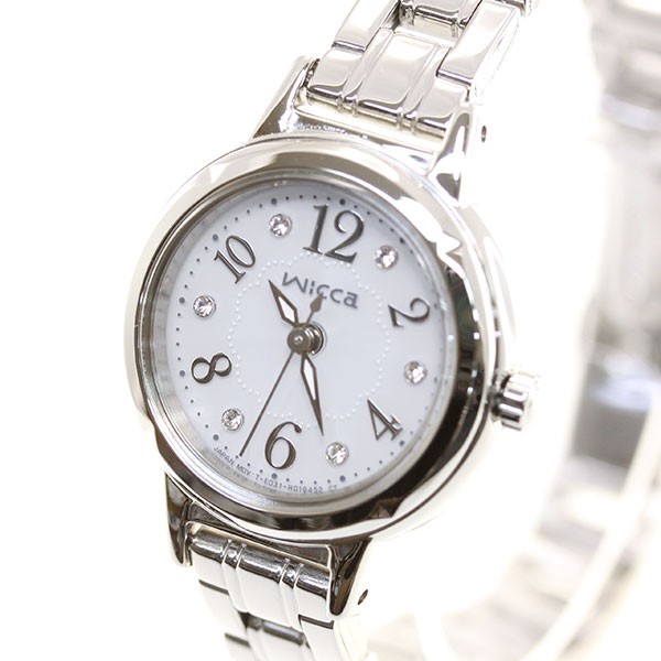 wicca ウィッカ シチズン ソーラー 腕時計 レディース KH9-914-15