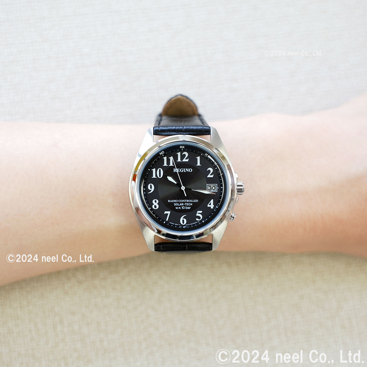 CITIZEN シチズン レグノ ソーラーテック 電波時計 腕時計