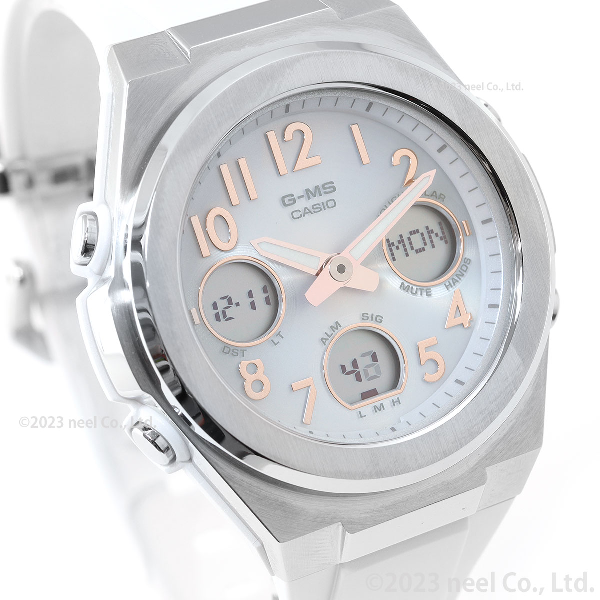 豊富なSALEカシオ BABY-G ワイドフェイス 電波ソーラー腕時計 ピンク 腕時計(アナログ)