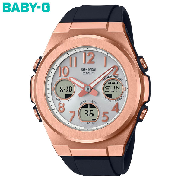 BABY-G カシオ ベビーG レディース G-MS 電波 ソーラー 腕時計 タフソーラー MSG-W610G-1AJF ピンクゴールド