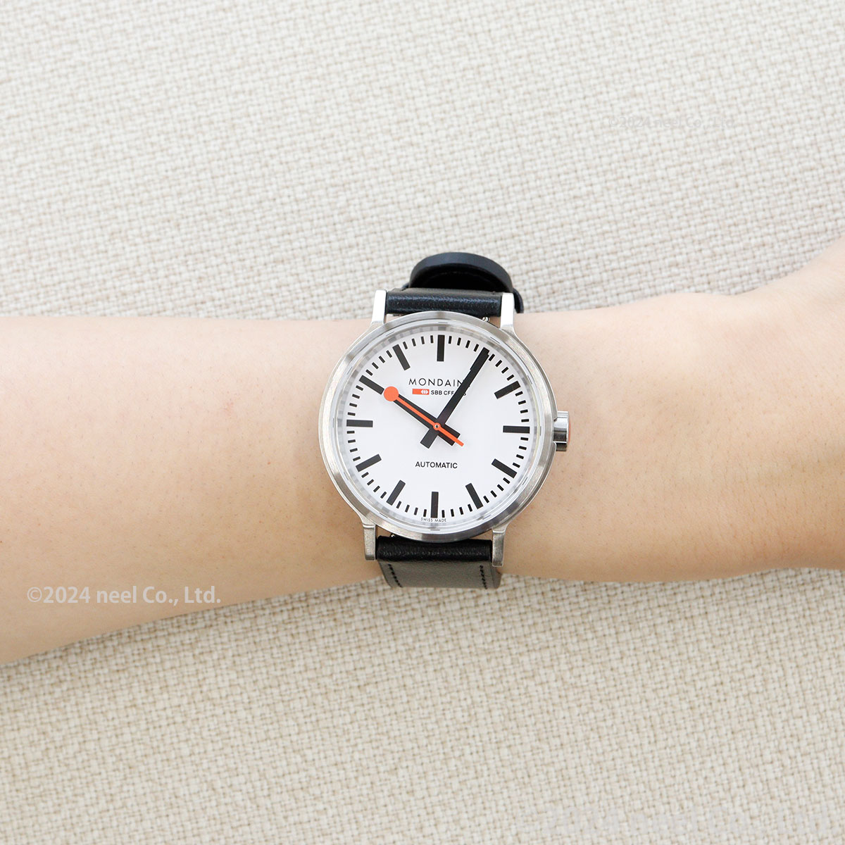 試着のみ美品 Mondaine MST.4161B.LB 自動巻 モンディーン MONDAINE MONDAINE(モンディーン) オリジナル 41ミリケース
