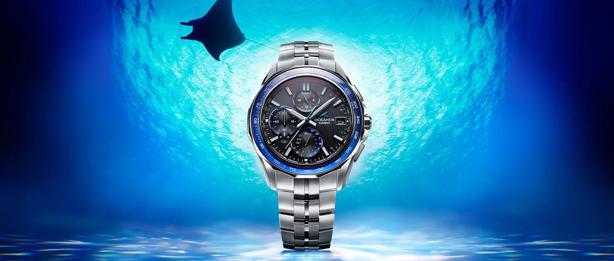オシアナス マンタ 電波ソーラー 限定モデル 腕時計 メンズ OCW-S7000-1AJF カシオ CASIO OCEANUS Manta