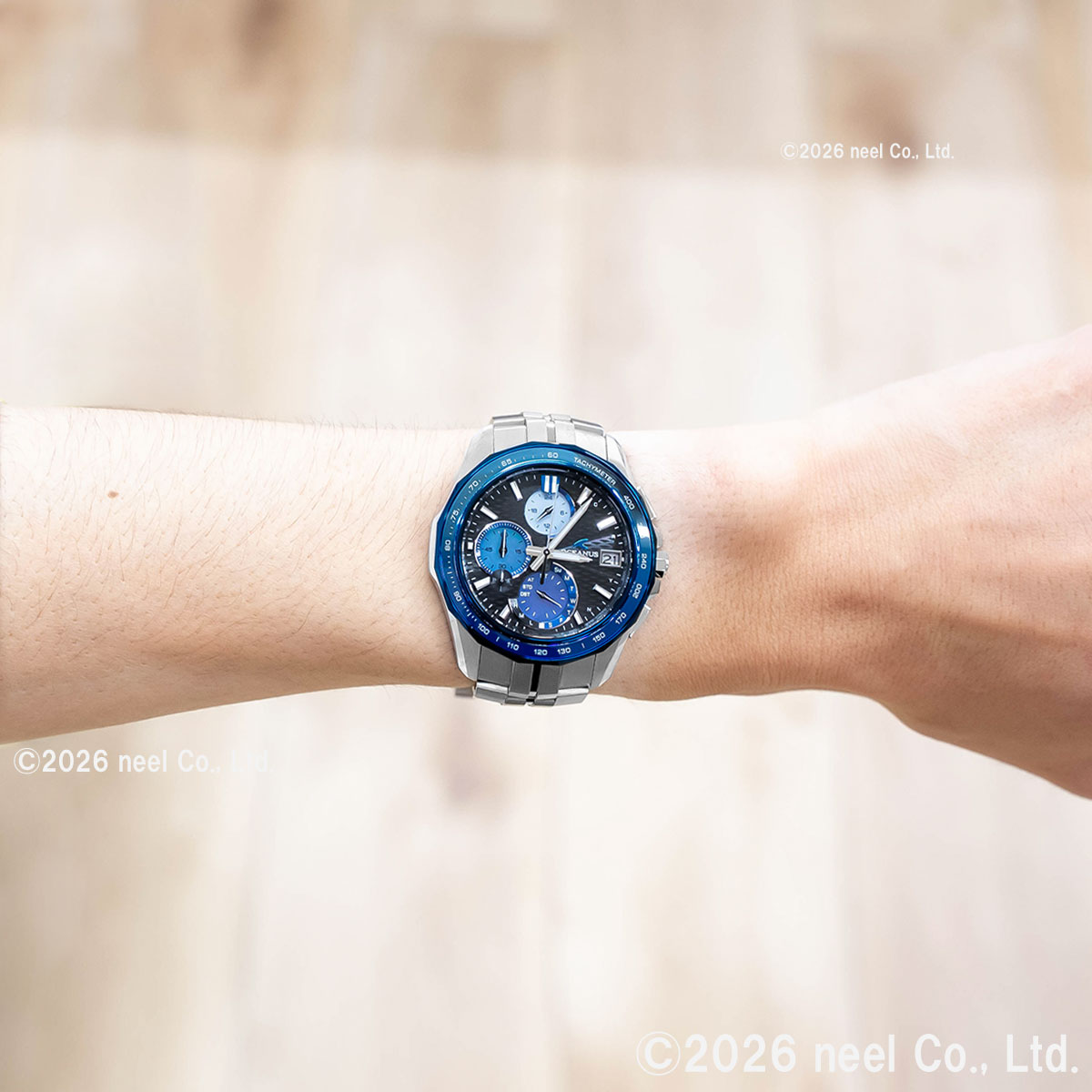 OCEANUS オシアナス マンタ 電波ソーラー INDIGO OCEAN 阿波藍 限定