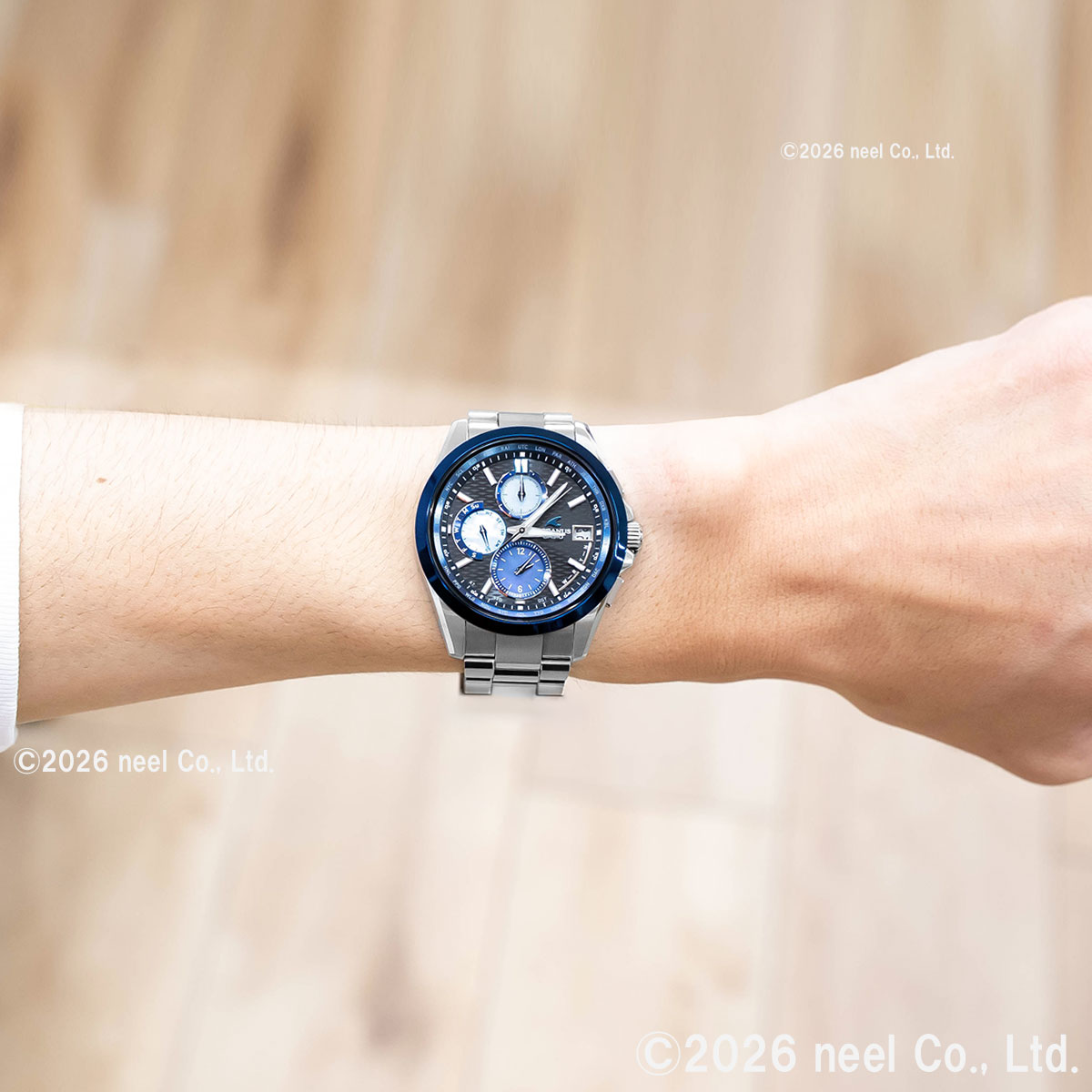 OCEANUS オシアナス 電波ソーラー INDIGO OCEAN 阿波藍 限定 腕時計