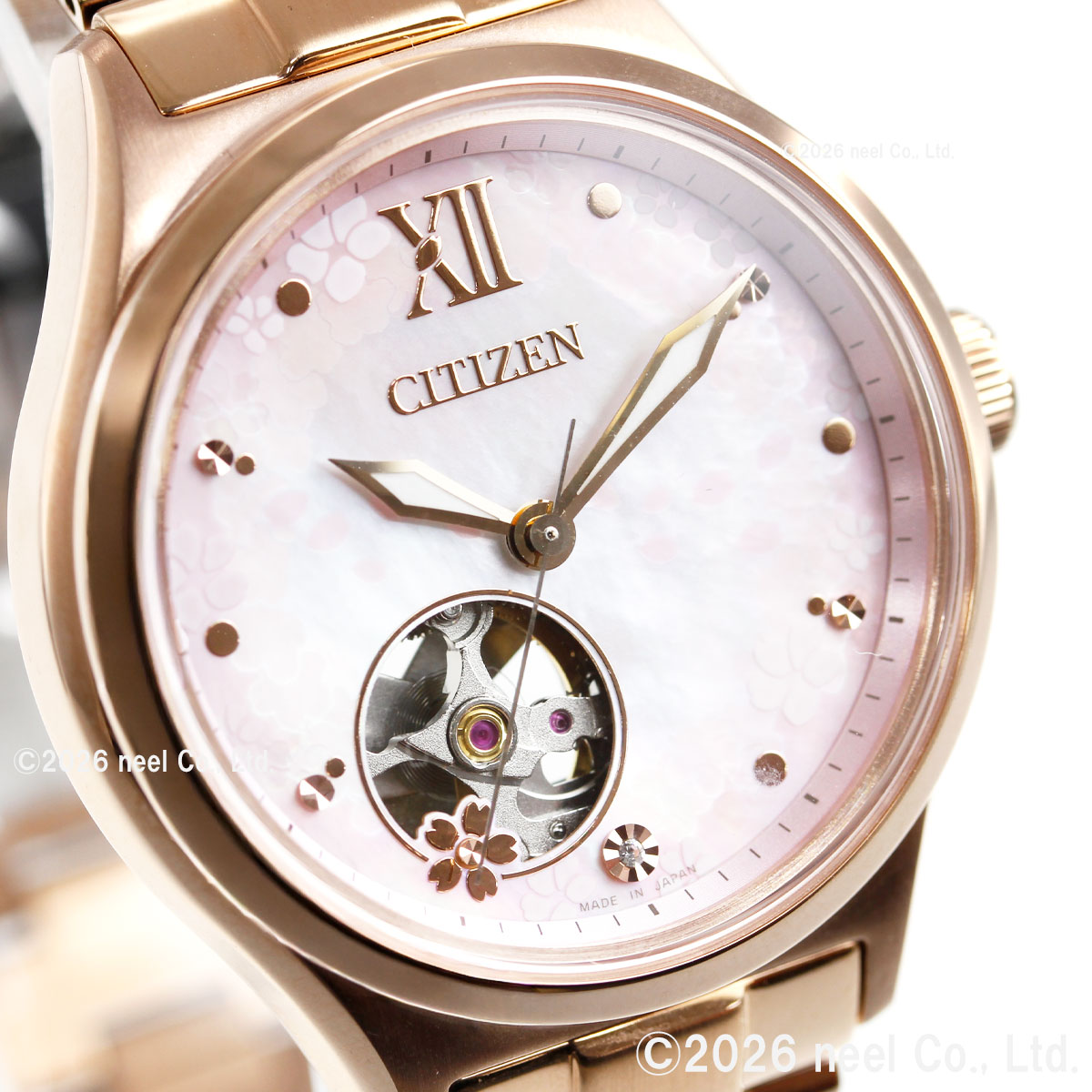 【新品】シチズン CITIZEN COLLECTION 腕時計 ユニセックス PC1015-59W メカニカル 限定モデル 自動巻き（8229-D21/手巻き付き） ピンク/ホワイトxピンクゴールド アナログ表示 楽天市場】＼クーポン利用で71700円／ シチズン コレクション