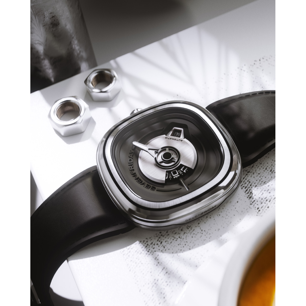 Sevenfriday automatic watch セブンフライデー ref.pe1/01 m セブン 