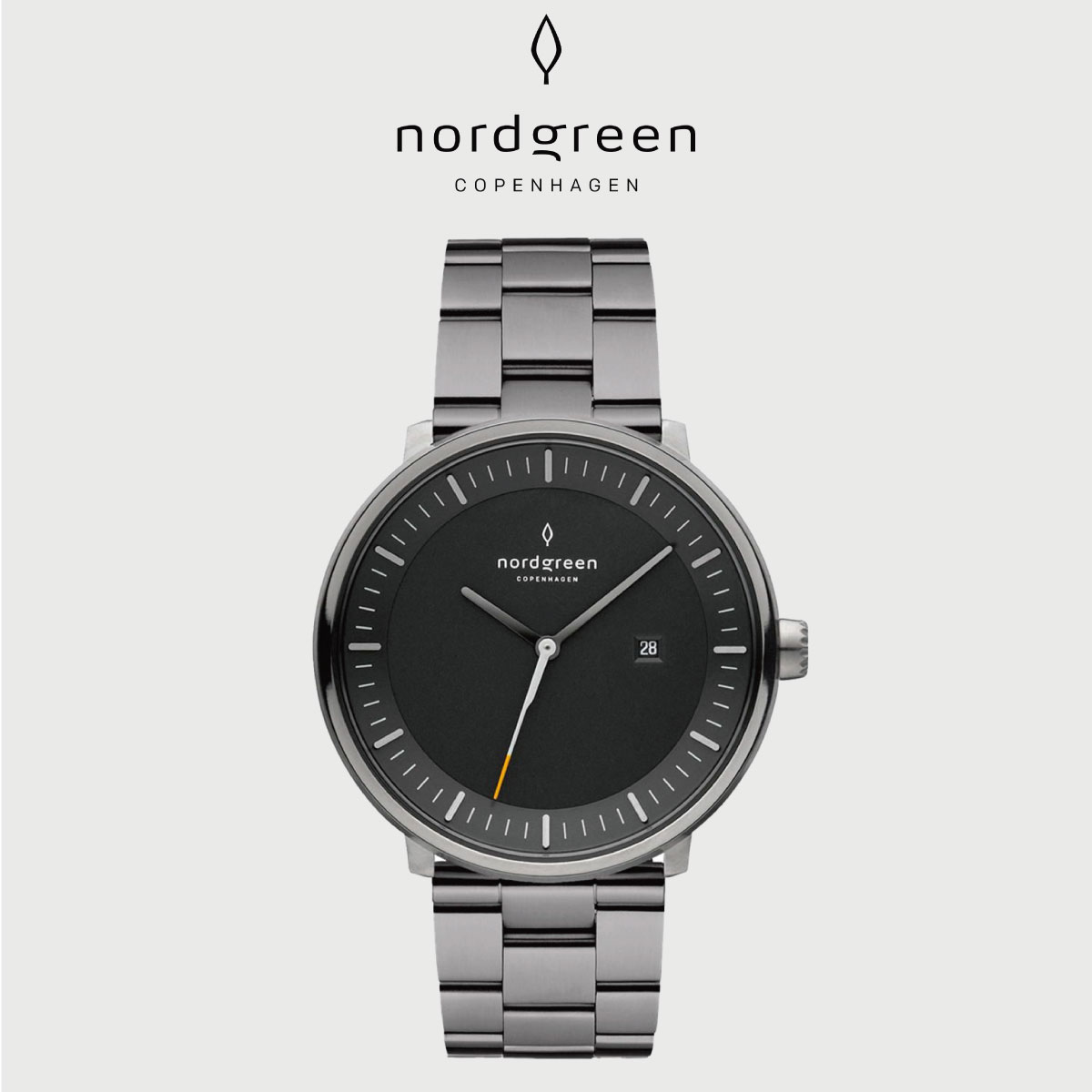 nordgreen/ノードグリーン》Philosopher 40mm ガンメタケース