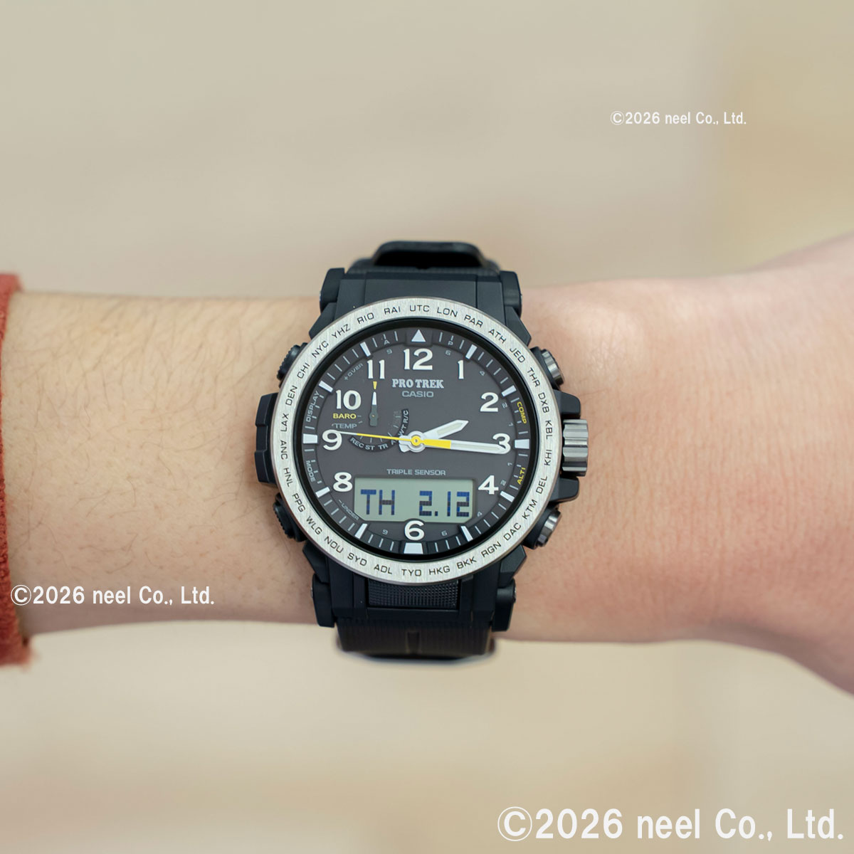 PRO TREK プロトレック 電波ソーラー 腕時計 メンズ PRW-51Y-1JF