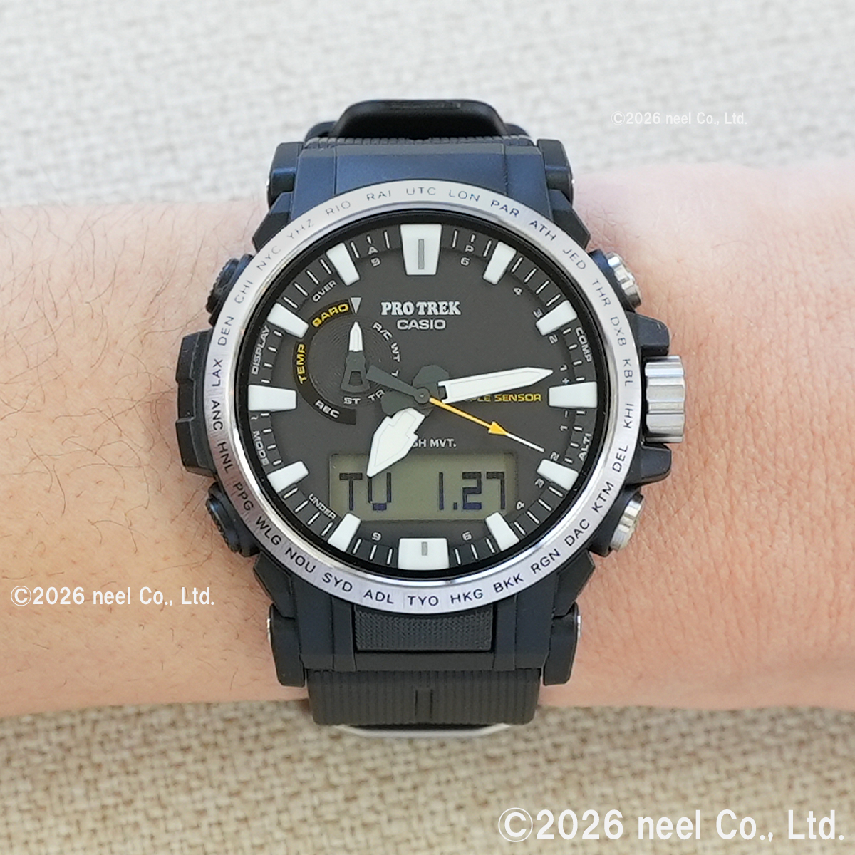 PRO TREK プロトレック 電波ソーラー 腕時計 メンズ PRW-61-1AJF