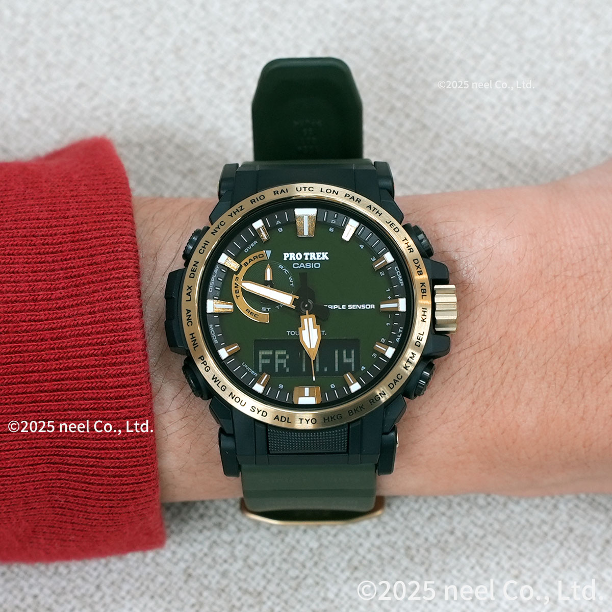 PRO TREK （豪華おまけ有） プロトレック 電波ソーラー 腕時計 PRW