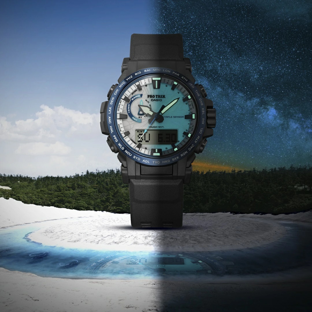 CASIO　pro trek ジャンク　メンズ　腕時計 PRO TREK プロトレック 電波ソーラー 腕時計 メンズ PRW-61D-2JF
