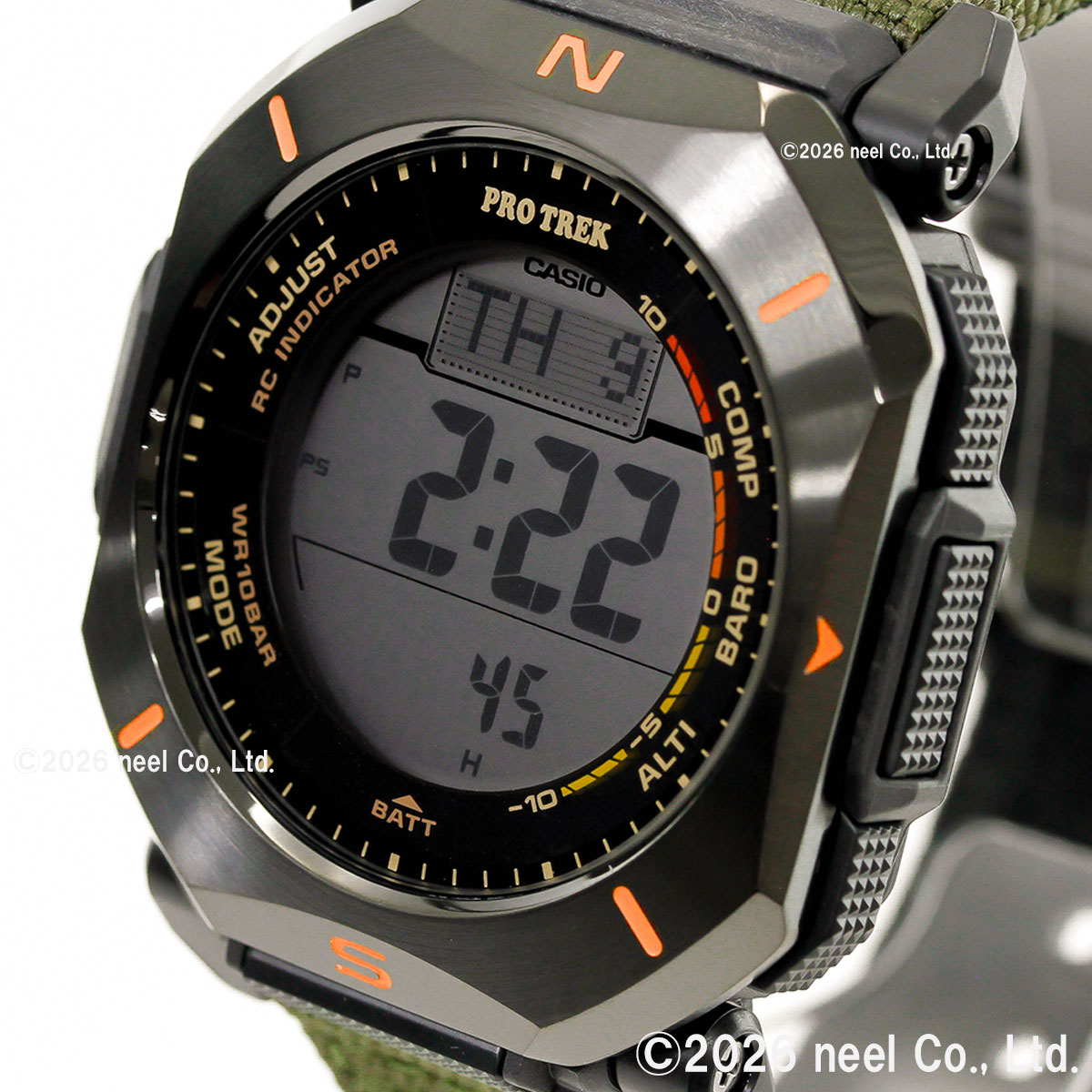 （豪華おまけ有） プロトレック 電波ソーラー 腕時計 メンズ PRW-69YB-3JF カシオ PRO TREKの画像