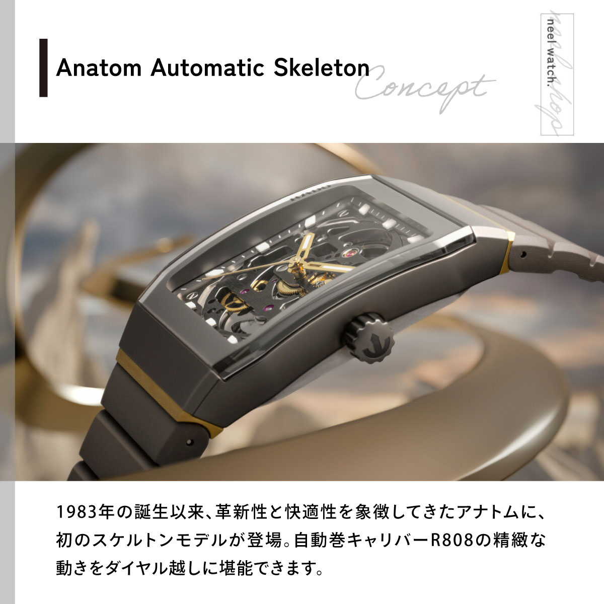 RADO Kapell ラドー メンズ腕時計　自動巻き時計 本体 【送料無料】 RADO（ラドー） （7月から値上）（ノベルティー付き）ラドー アナトム
