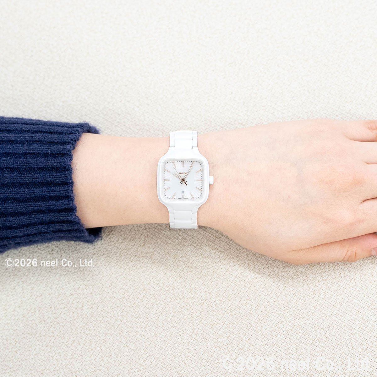 RADO トゥルー シンラインダイヤモンド腕時計レディース セラミック