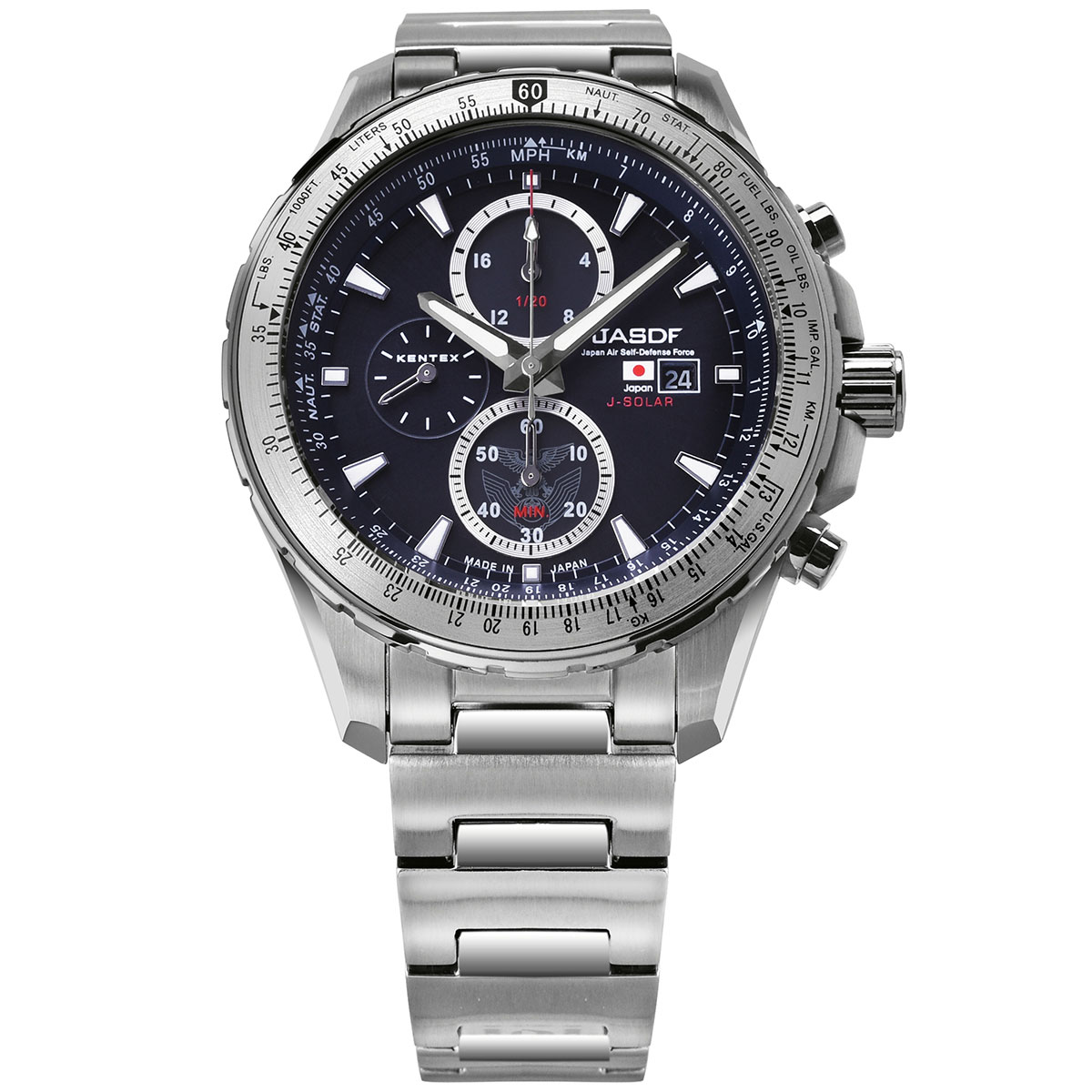 ケンテックス KENTEX 腕時計 日本製 ソーラー メンズ 航空自衛隊  