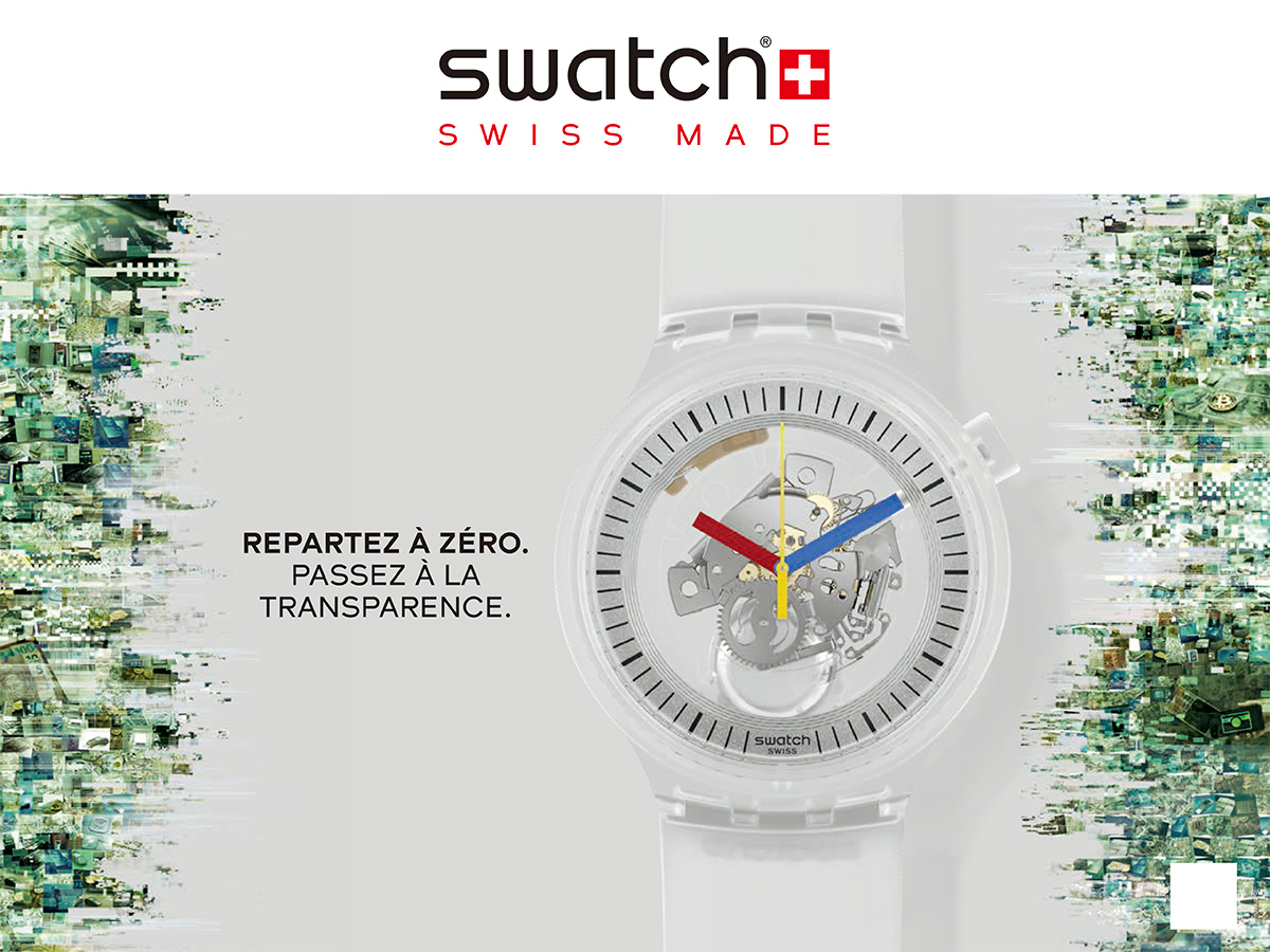 BIG BOLD swatch スウォッチ 腕時計 メンズ レディース ビッグ