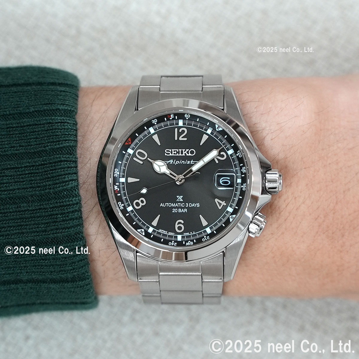アルピニスト セイコー（文字盤カラー：ブラック系）のおすすめ人気
