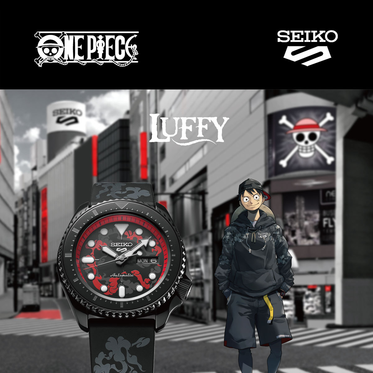 ワンピース セイコー5 流通限定 ルフィー LUFFY SBSA151 neel PayPay