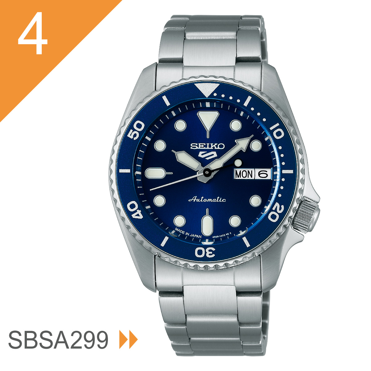 セイコー5 スポーツ SEIKO 5 SPORTS 腕時計 セイコーファイブ スポーツ SBSA225 SBSA227 SBSA229 SBSA299の画像