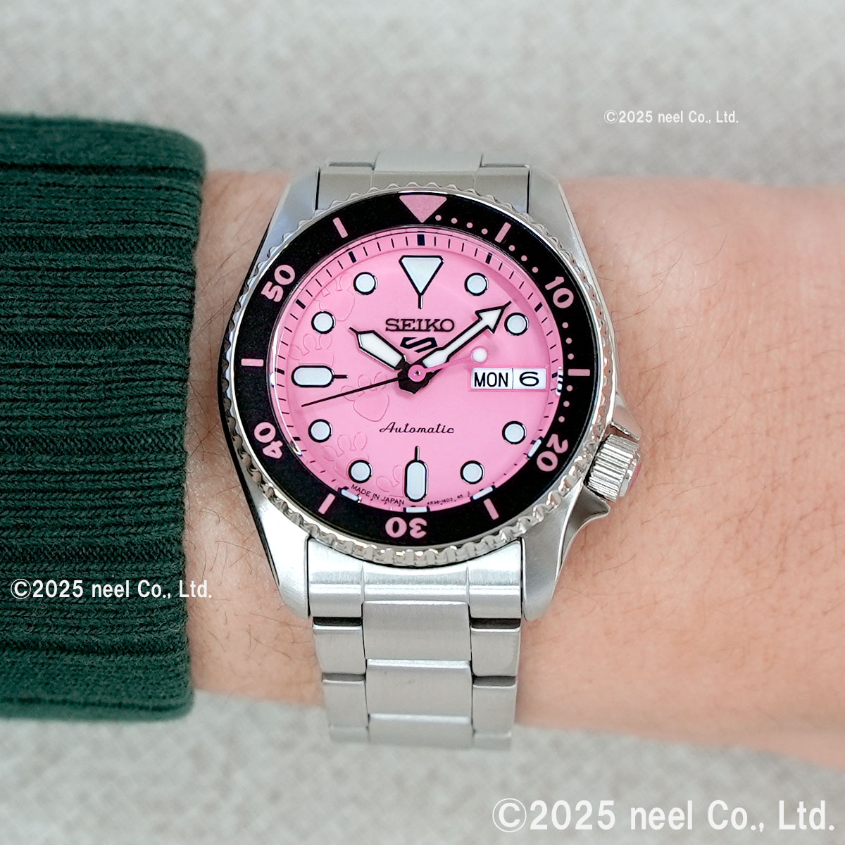 Seiko 5 Sports セイコー5 スポーツ 日本製 自動巻 SEIKO SPORTS PINK