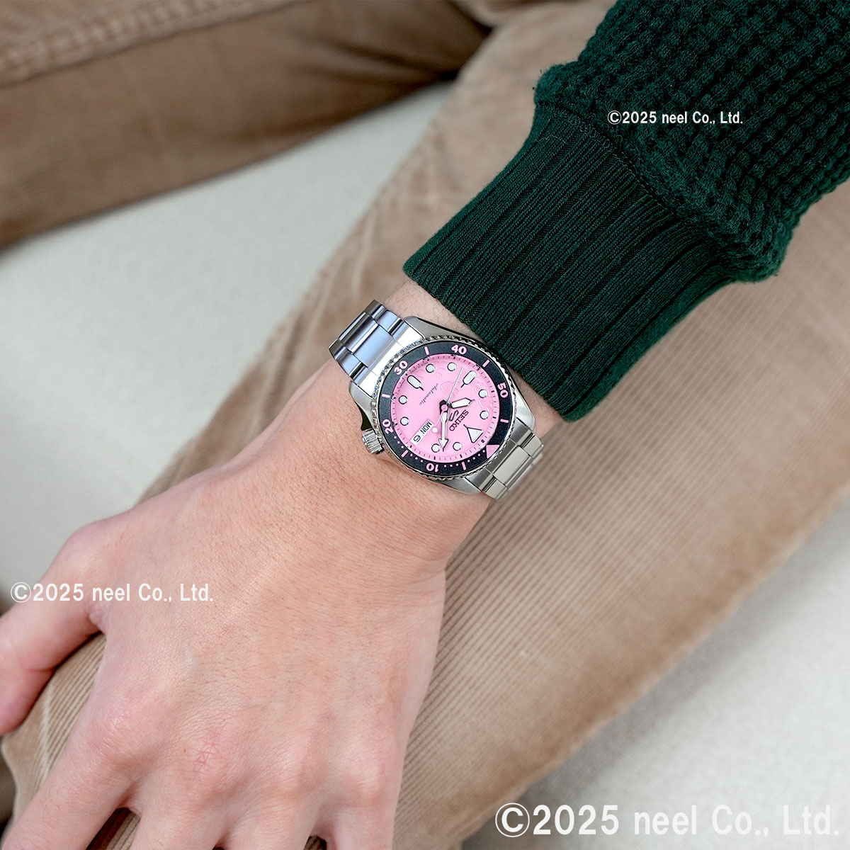 Seiko 5 Sports セイコー5 スポーツ 日本製 自動巻 SEIKO SPORTS PINK