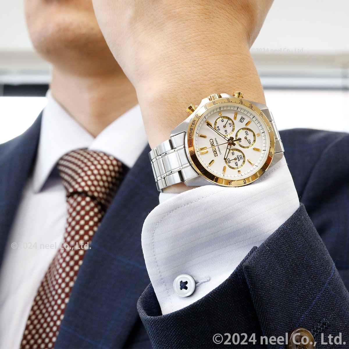 セイコー セレクション メンズ 8Tクロノ SBTR024 腕時計 クロノ 