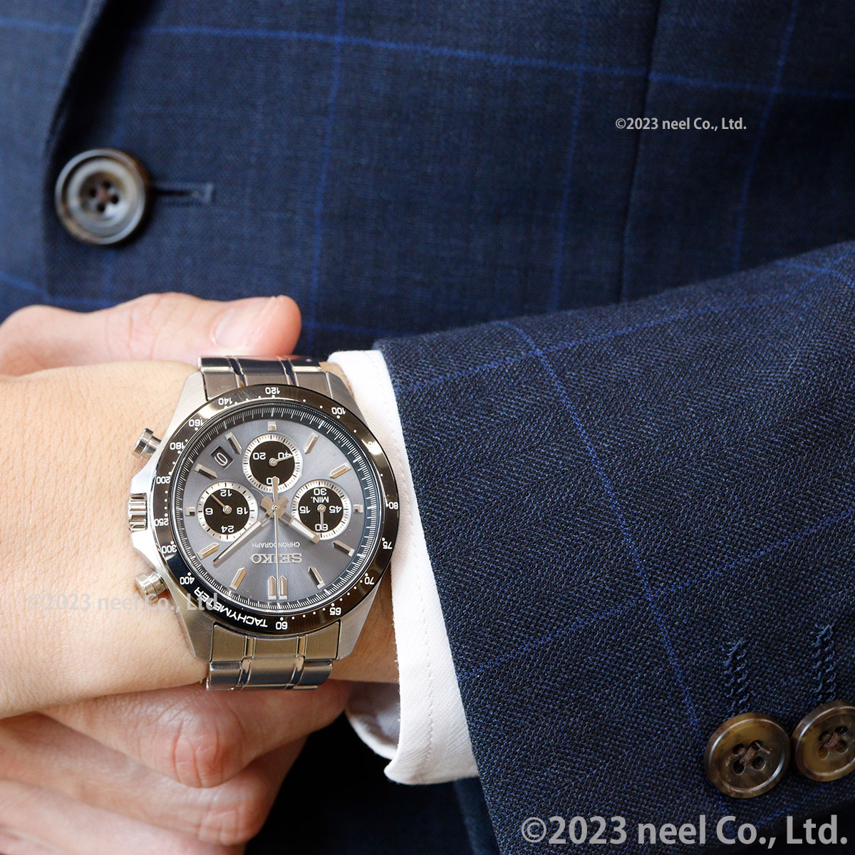 セイコー セレクション メンズ 8Tクロノ SBTR027 腕時計 クロノグラフ