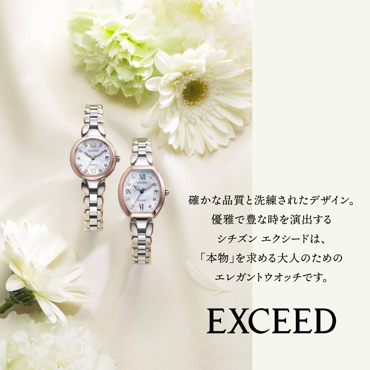 EXCEED(CITIZEN) （豪華おまけ有） シチズン エクシード レディース